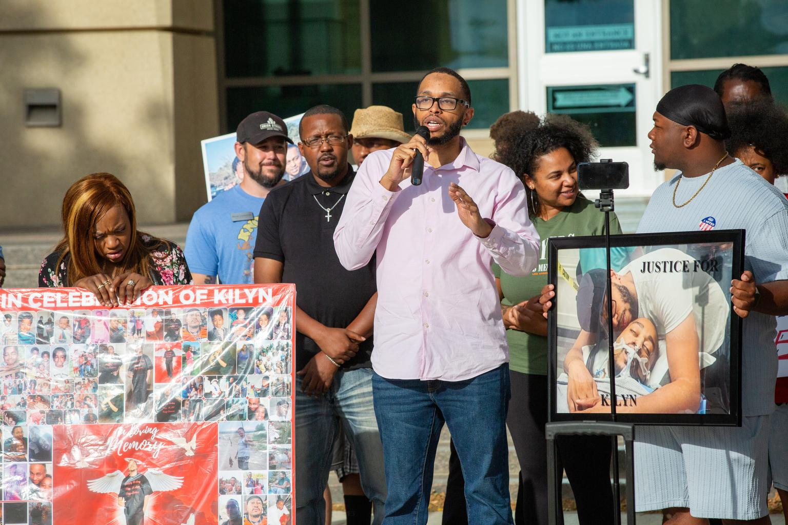 KILYN LEWIS SHOOTING DEATH PROTEST AGAINST AURORA POLICE